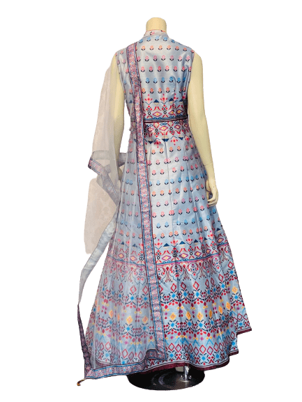 Multi Color Anarkali Gown