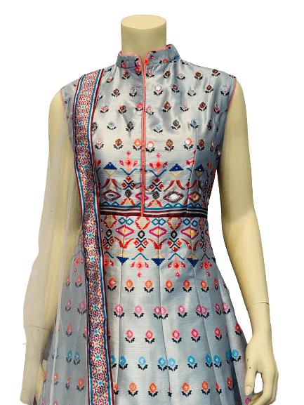 Multi Color Anarkali Gown