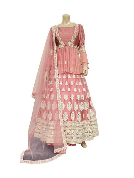 Dark Pink new Design Anarkali Gown