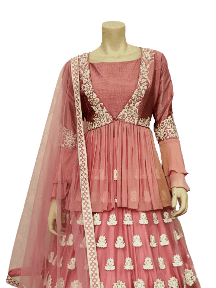 Dark Pink new Design Anarkali Gown